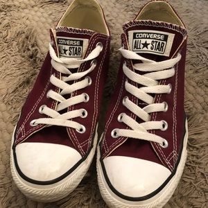 Maroon Converse